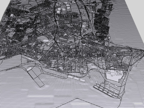 Cityscape Latakia Syria 3Dモデル