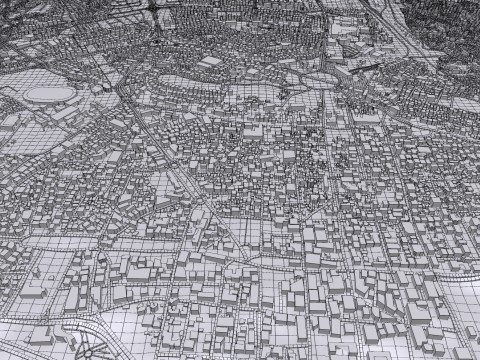 Cityscape Latakia Syria 3Dモデル