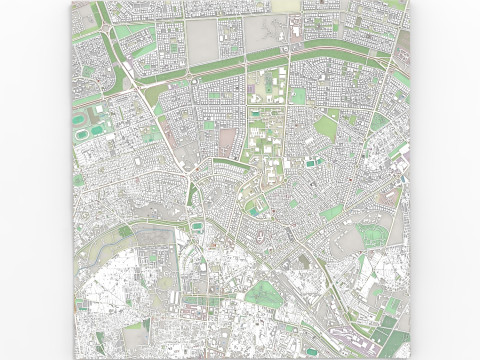 Cityscape Aleppo Syria 3Dモデル