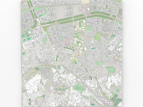Cityscape Aleppo Syria 3D Model