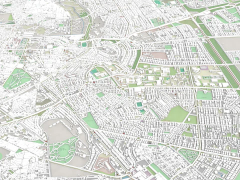Cityscape Aleppo Syria 3D Model