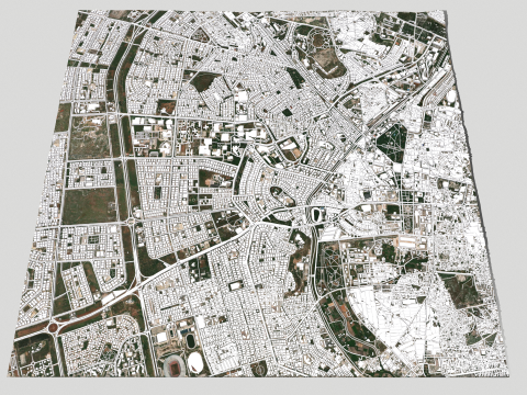 Cityscape Aleppo Syria 3Dモデル