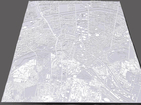Cityscape Aleppo Syria 3D Model