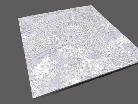 Cityscape Aleppo Syria 3D Model