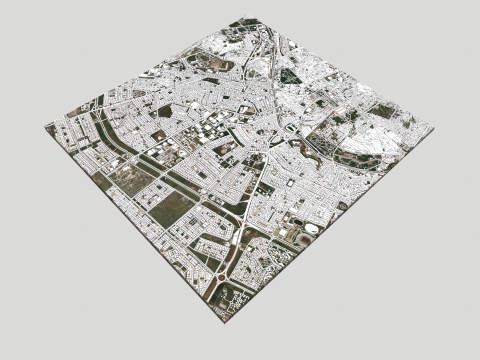 Cityscape Aleppo Syria 3Dモデル