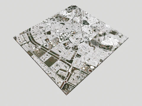 Cityscape Aleppo Syria 3D Model
