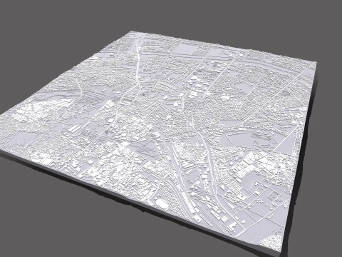 Cityscape Aleppo Syria 3D Model