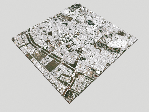 Cityscape Aleppo Syria 3Dモデル
