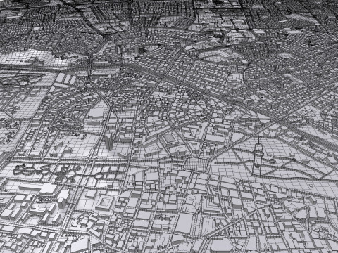 Cityscape Aleppo Syria 3Dモデル