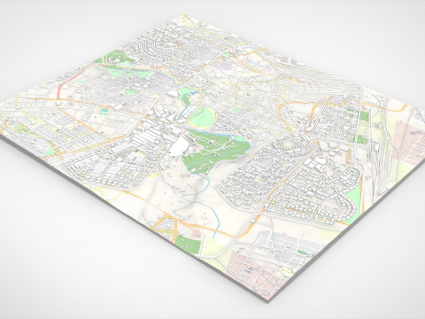 Cityscape Hama Syria 3D-Modell