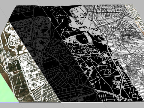 Cityscape Hama Syria 3D-Modell