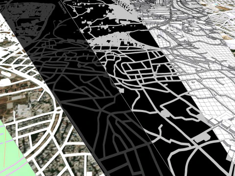 Cityscape Hama Syria 3D Model