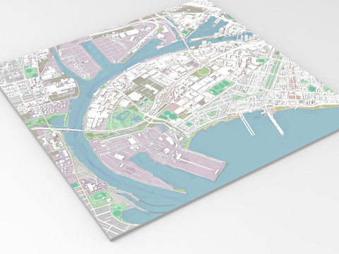 Port Melbourne Victoria Australia 3Dモデル