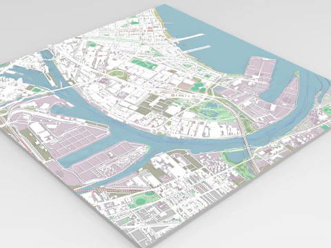 Port Melbourne Victoria Australia 3D Model