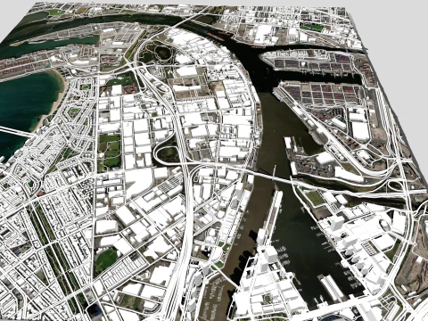 포트 멜버른 빅토리아 호주 3D 모델