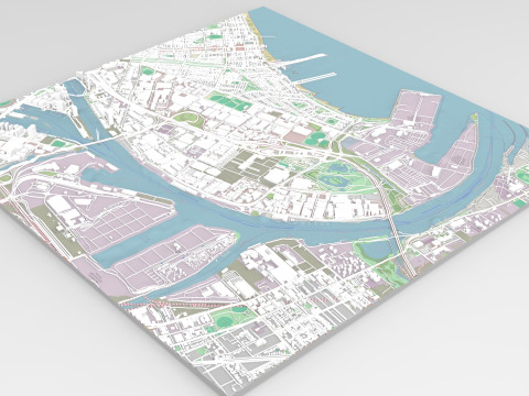 Port Melbourne Victoria Australia 3Dモデル