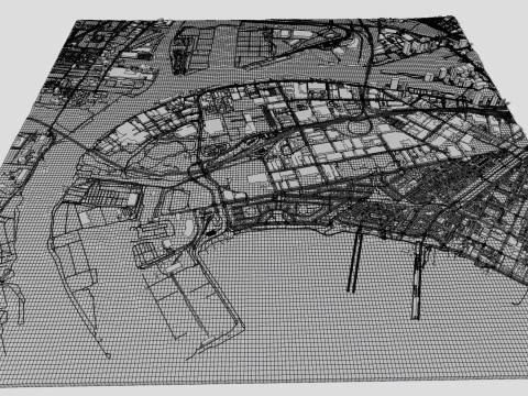 포트 멜버른 빅토리아 호주 3D 모델