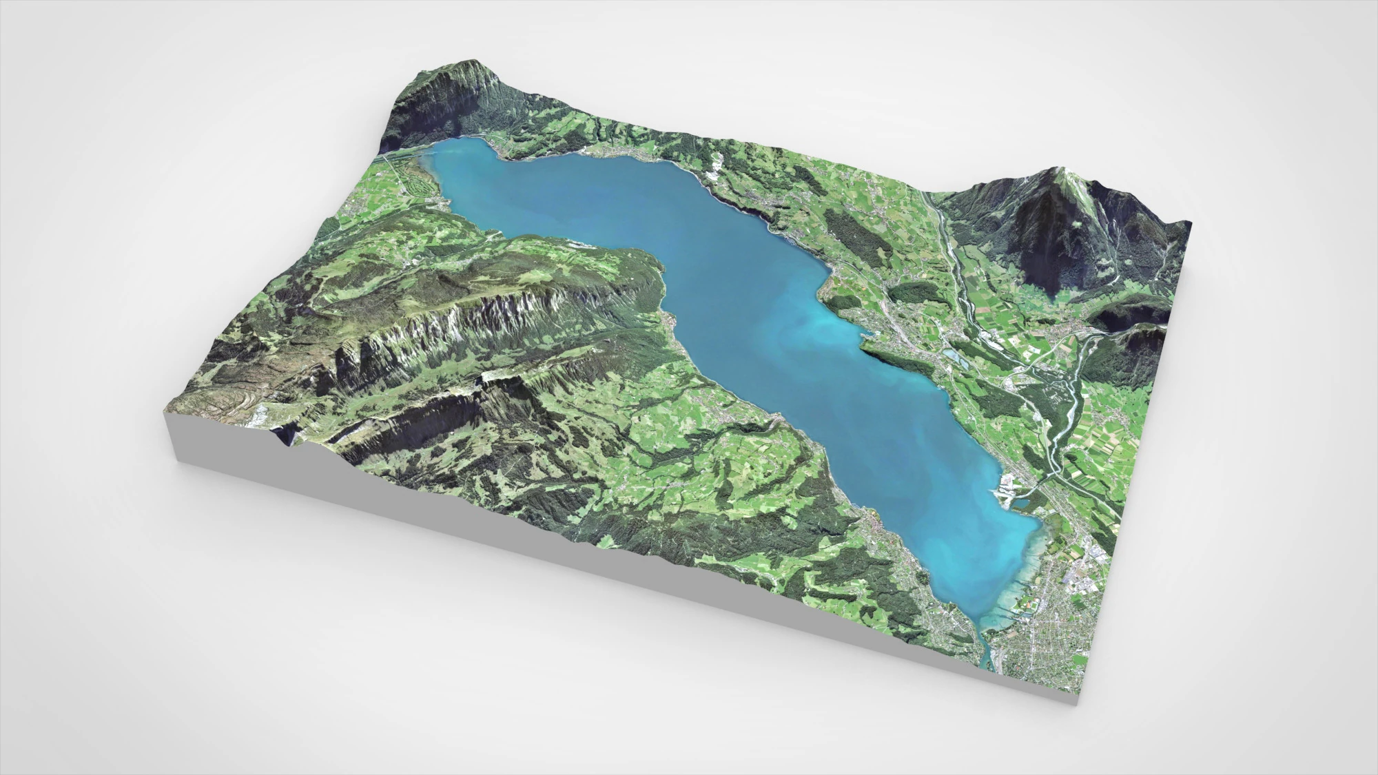 Lake Thun Diemtigtal Nature Park Switzerland 3D Model .c4d .max .obj .3ds .fbx .stl .blend 