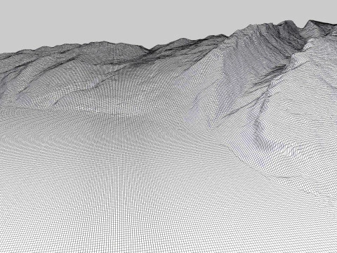 Lake Thun Diemtigtal Nature Park Switzerland 3D Model