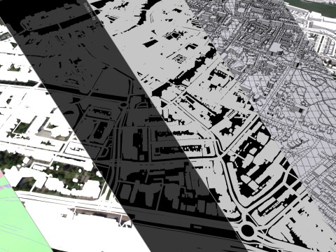 Cityscape Dordrecht Netherlands 3Dモデル