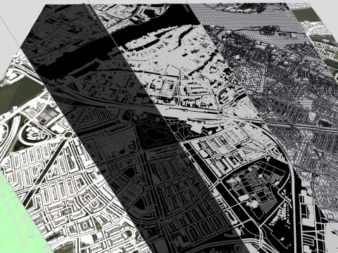 Cityscape Dordrecht Netherlands 3Dモデル