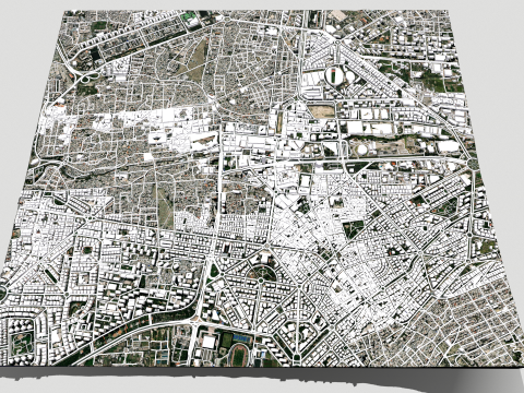 Cityscape Damascus Syria Modello 3D