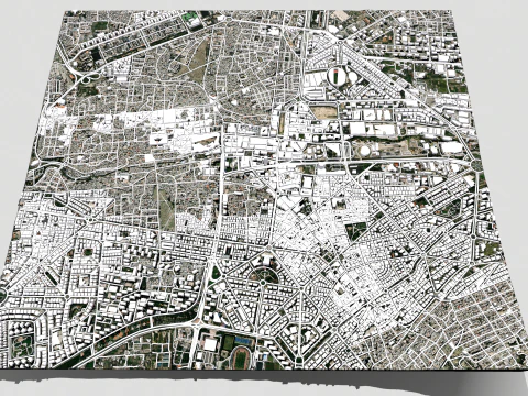 Cityscape Damascus Syria 3D Model