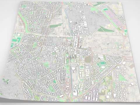Cityscape Damascus Syria 3D Model
