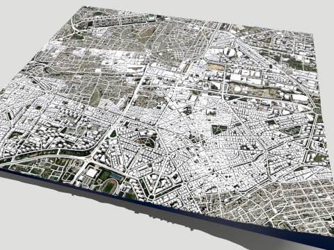 Cityscape Damascus Syria Modello 3D
