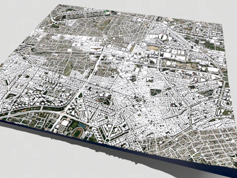 Cityscape Damascus Syria 3D Model