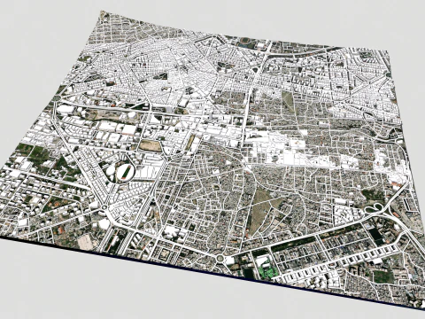 Cityscape Damascus Syria 3D Model