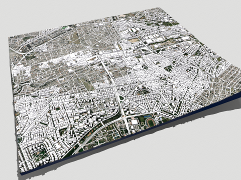 Cityscape Damascus Syria Modello 3D