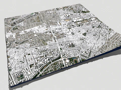 Cityscape Damascus Syria 3D Model