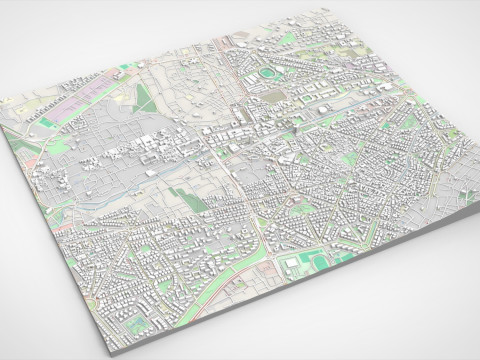 Cityscape Damascus Syria Modello 3D