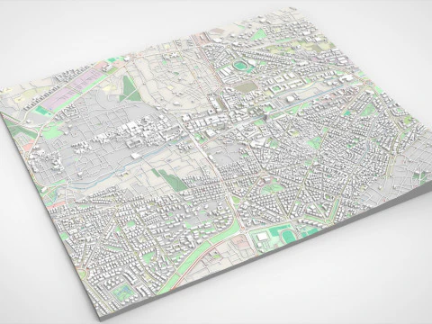 Cityscape Damascus Syria 3D Model