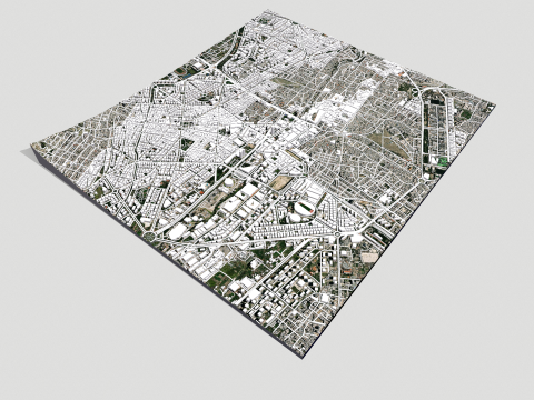 Cityscape Damascus Syria Modello 3D