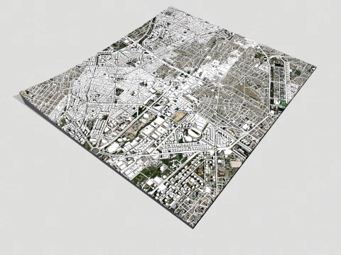 Cityscape Damascus Syria 3D Model