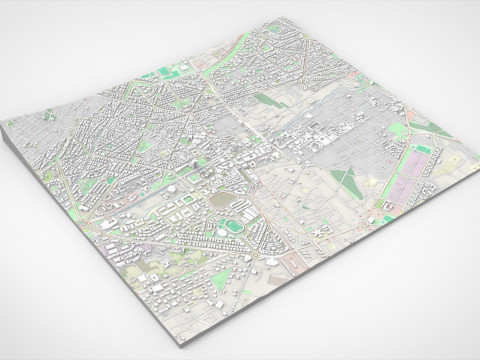 Cityscape Damascus Syria Modello 3D