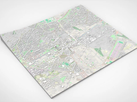 Cityscape Damascus Syria 3D Model
