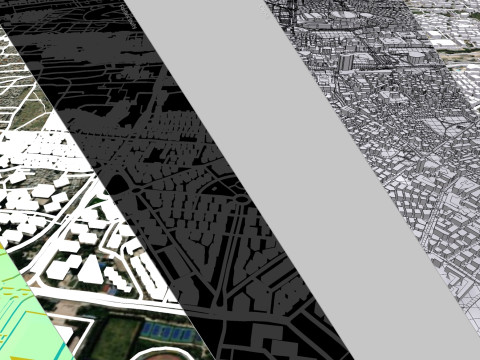 Cityscape Damascus Syria Modello 3D