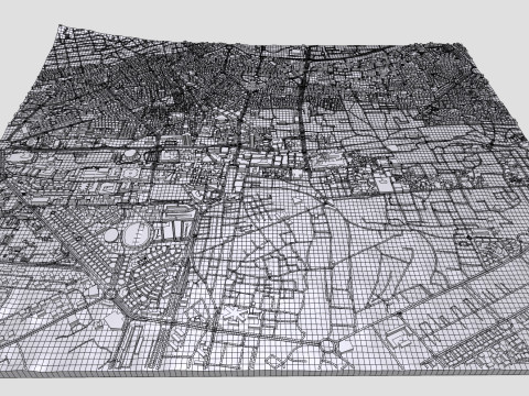 Cityscape Damascus Syria Modello 3D