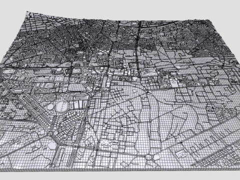 Cityscape Damascus Syria 3D Model