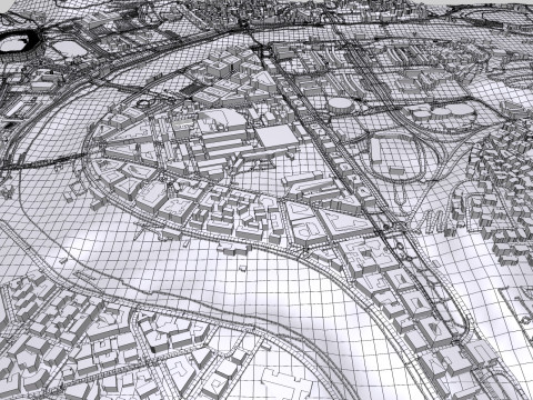 Cityscape Rome Italy 3Dモデル