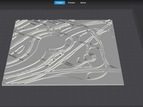 Streets and roads Downtown Dubai UAE 3D Model