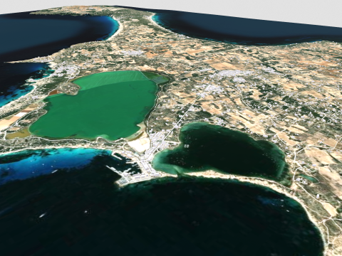 Sant Francesc Xavier Balearic Islands Spain 3Dモデル
