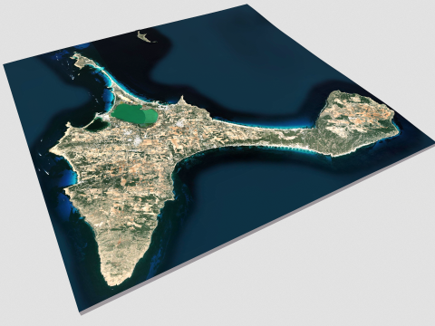 Sant Francesc Xavier Balearic Islands Spain 3Dモデル