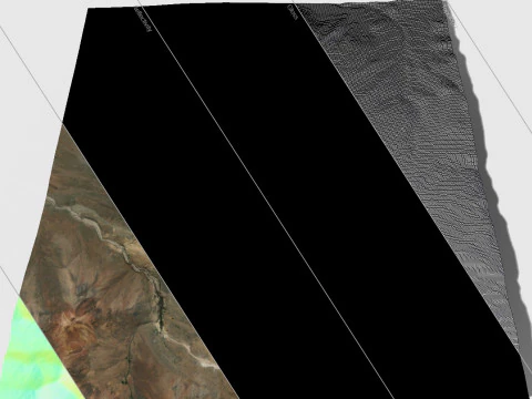 Volc&aacute;n Tacora Chile Per&uacute; Modelo 3D