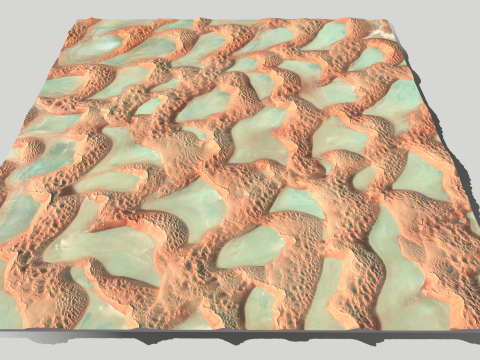 Desert Rub al Khali Arabian Peninsula 3Dモデル