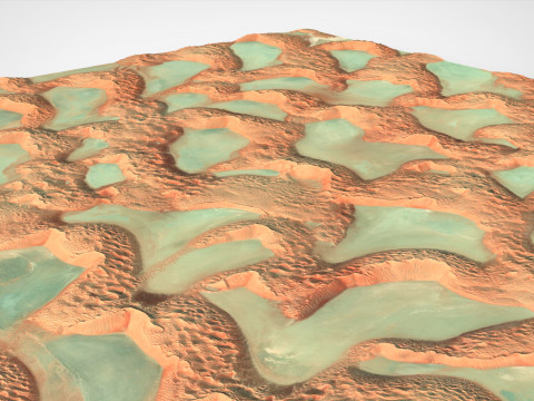 Desert Rub al Khali Arabian Peninsula 3Dモデル