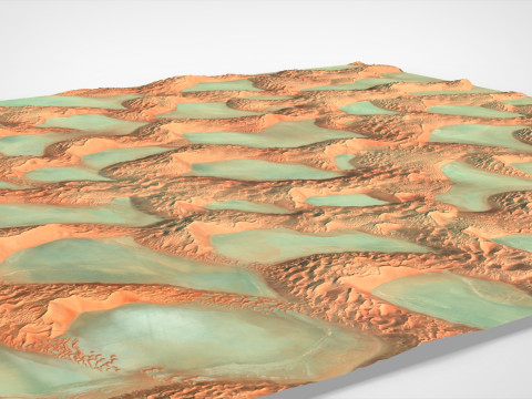Desert Rub al Khali Arabian Peninsula 3Dモデル